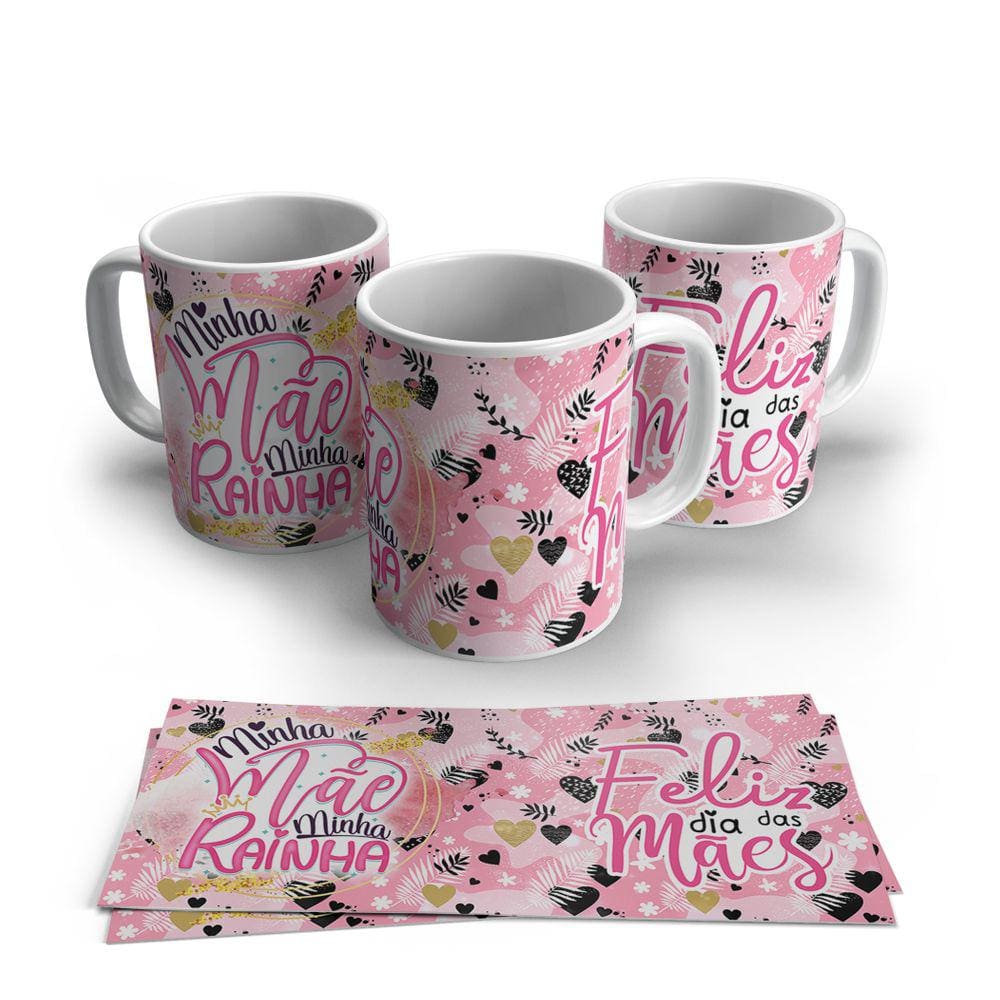 Caneca de Porcelana Dia das Mães modelo 18