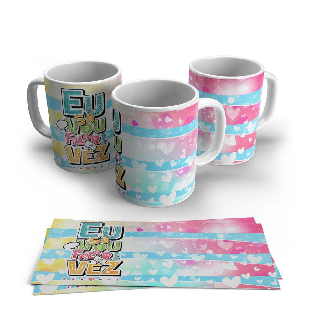 Caneca de Porcelana Dia das Mães modelo 05
