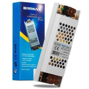 Fonte Slim Colmeia Briwax 12V 5A Bivolt - BT-8805