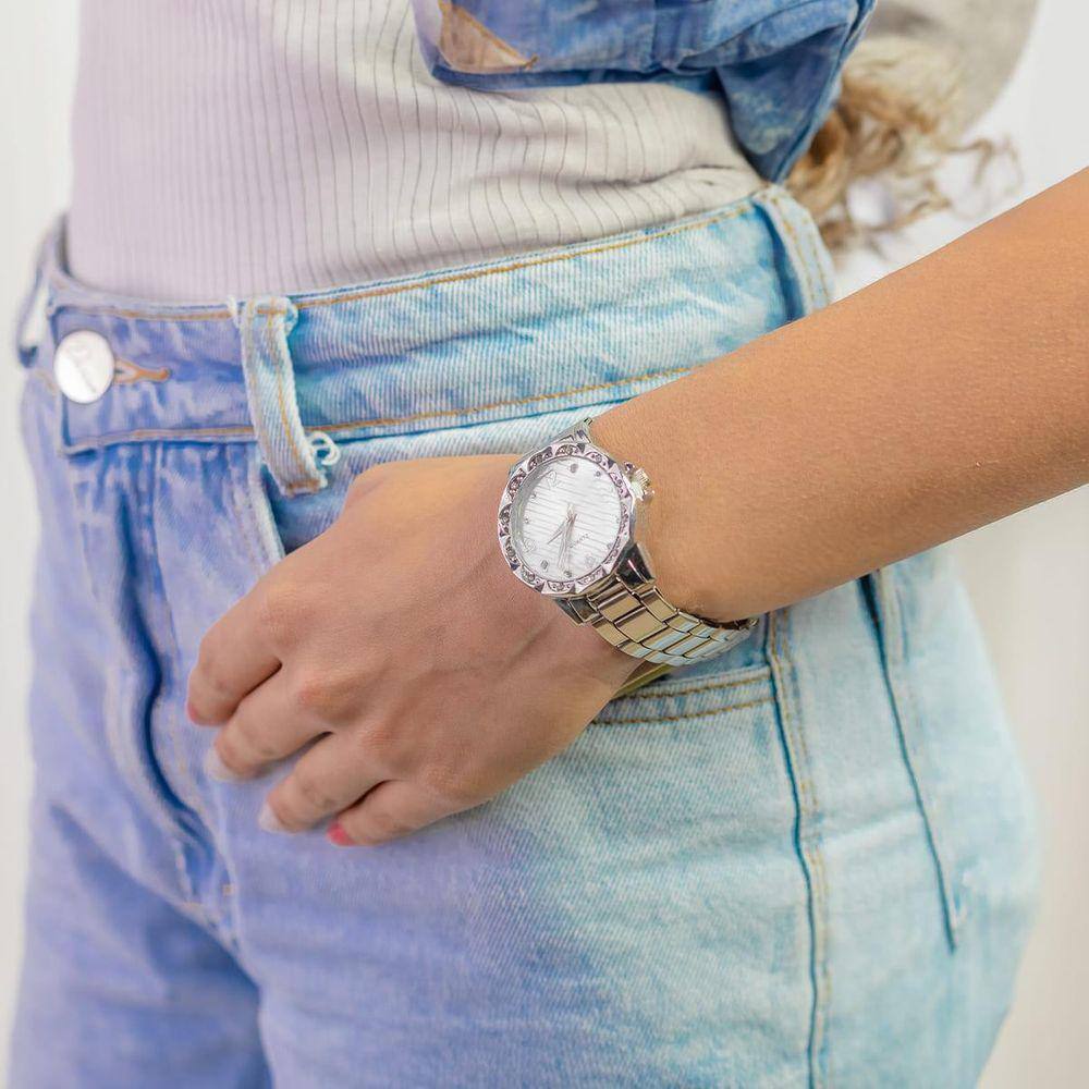 Relógio Quartz Feminino Barato A
