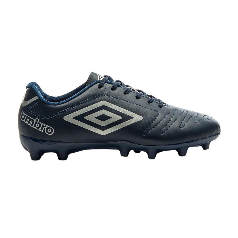 Chuteira Umbro Class Campo Masculina Marinho Cinza