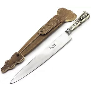 Faca Churrasco Solingen Franz Wenk Cabo Alpaca Lâm 24 cm