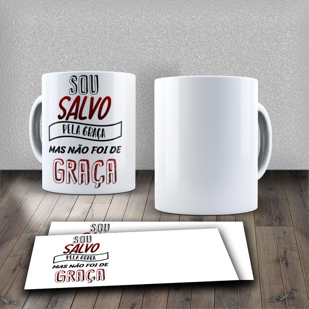 Canecas Personalizadas Evangelica Ele Vive