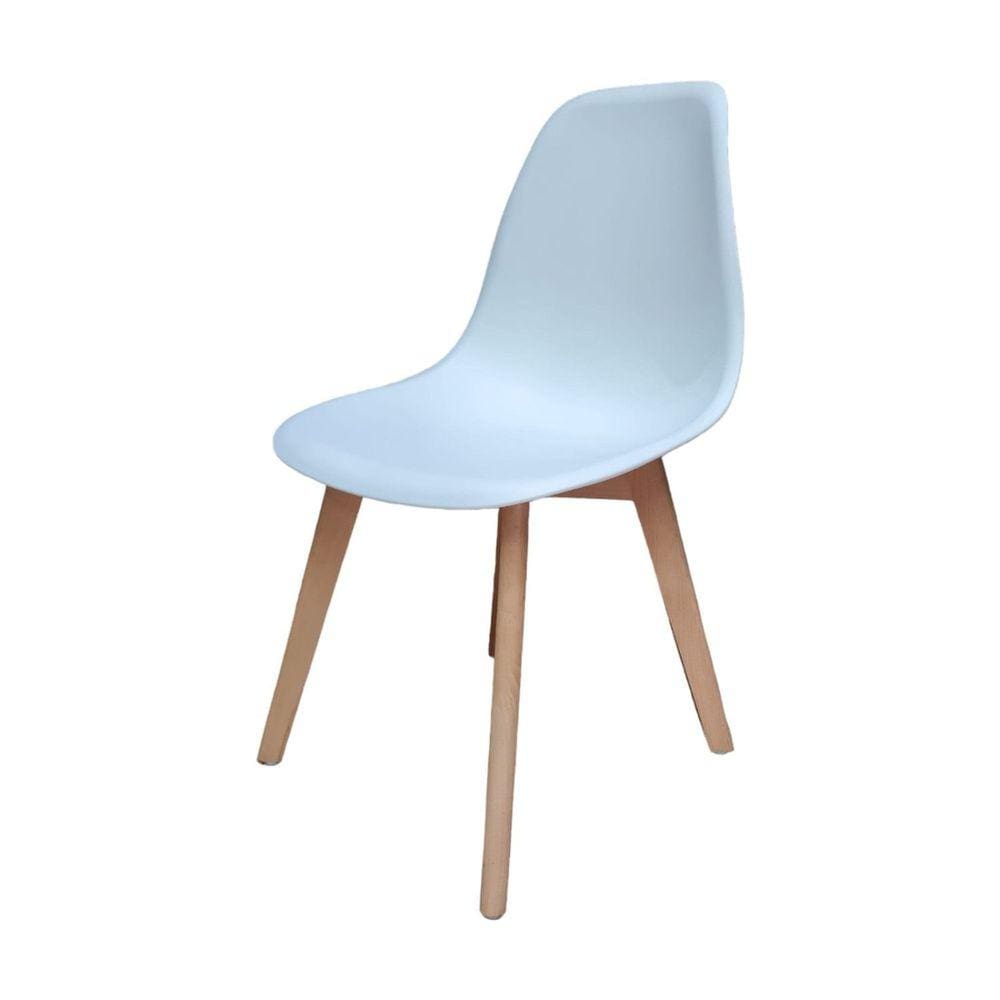 Cadeira para Sala de Jantar Eames Pp Wood Branco