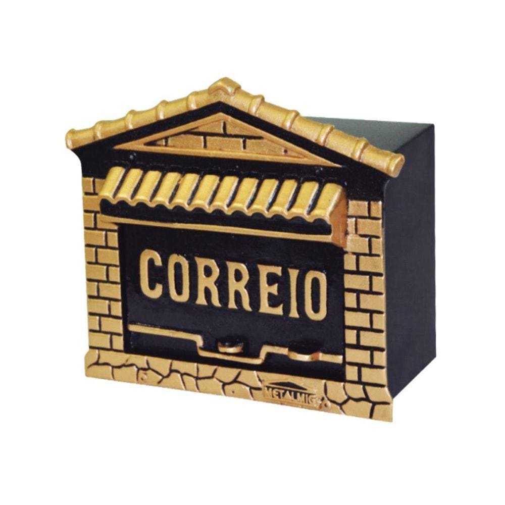 Caixa de Correio Para Cartas Portuguesa Detras 13x24x17cm