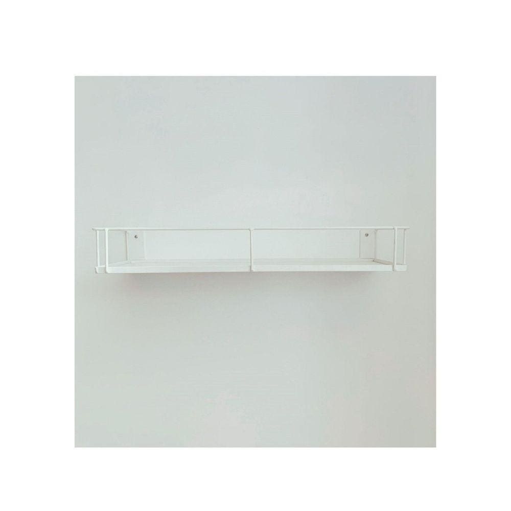 Prateleira Modelo Hera 60cm Estrutura e Prateleira em Aço Branco Fosco