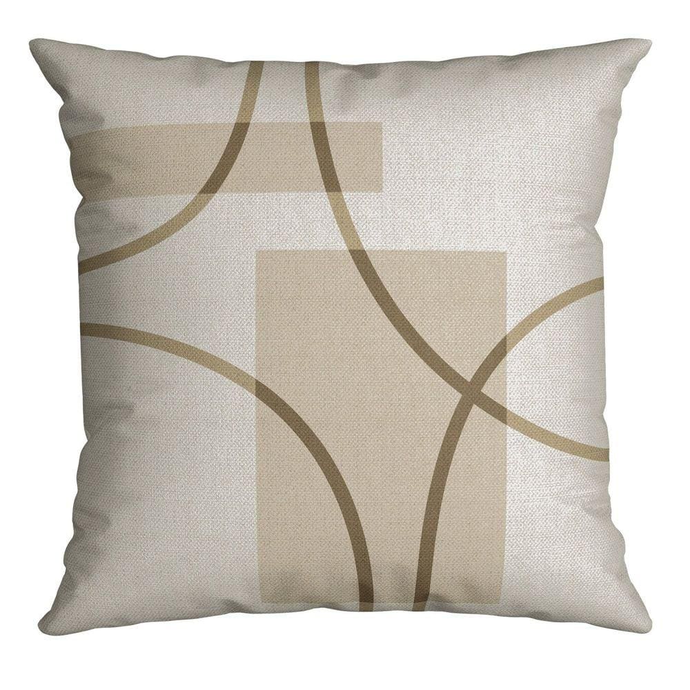 Capa Silk Home 606 43 Cm X 43 Cm Bege /Castor