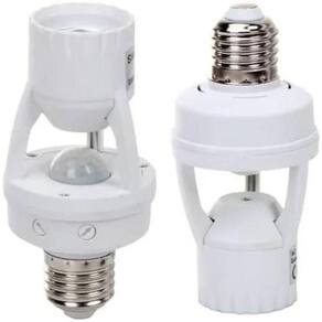 Soquete Com Sensor D Presença Para Lâmpada Led Movimento360º