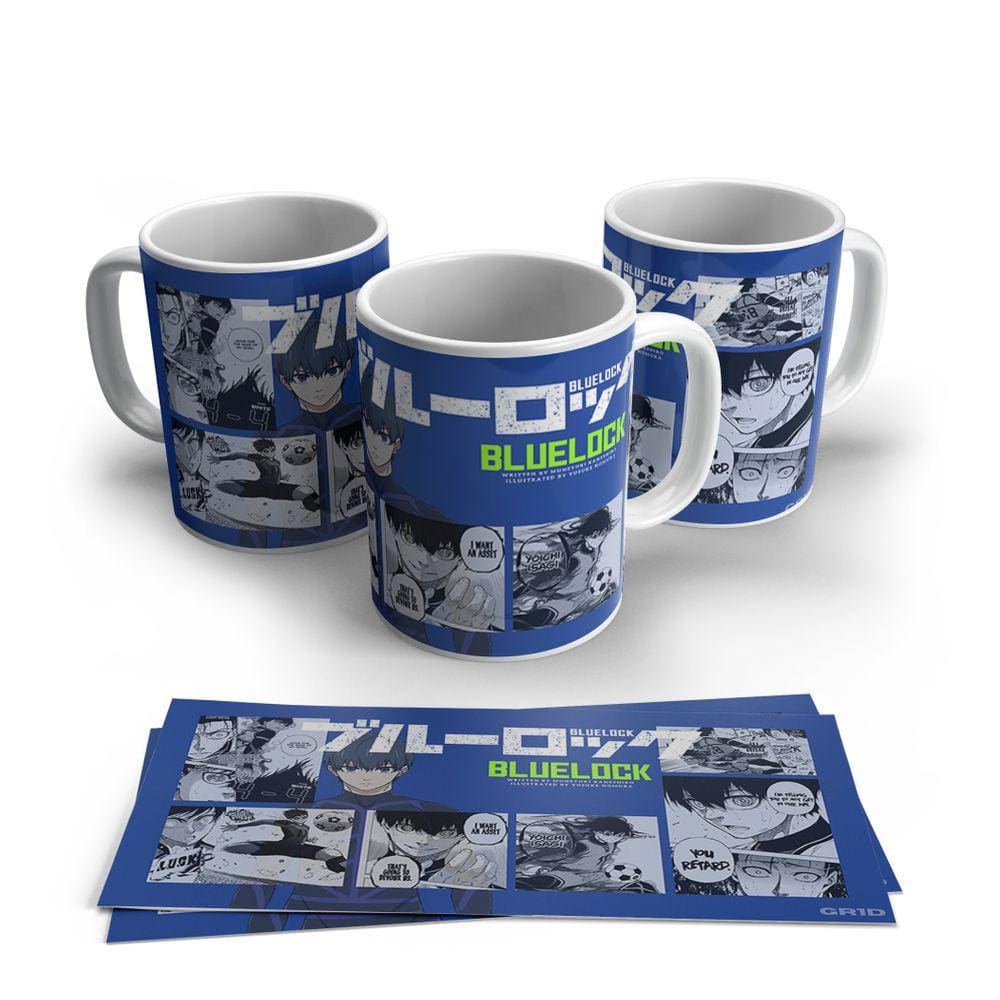 Caneca de Porcelana Blue Lock Modelo 11