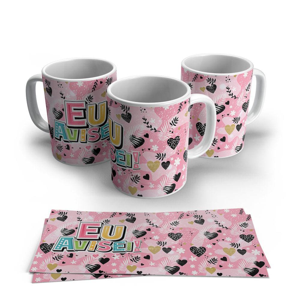 Caneca de Porcelana Dia das Mães modelo 04