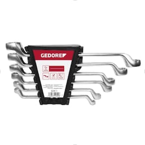 Jogo de Chave Estrela 3/8" A 1" 6 Peças Cromo-Vanadium Gedore Red