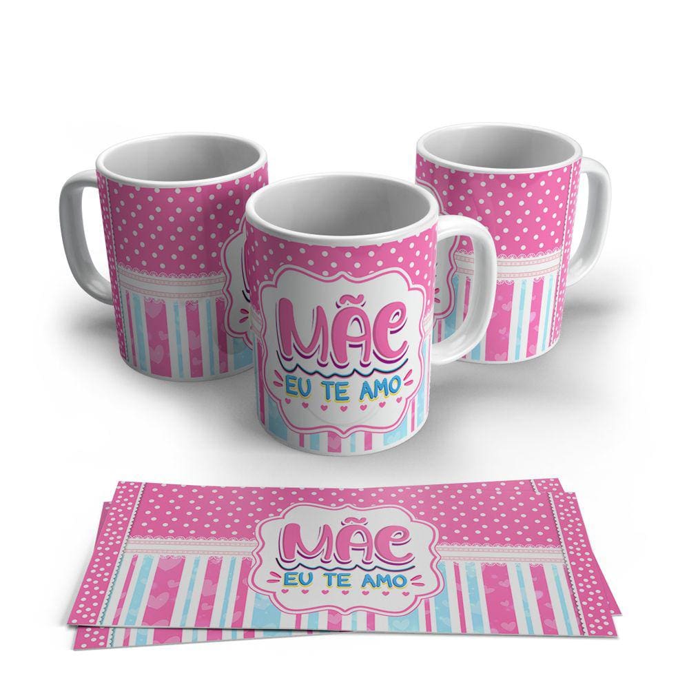 Caneca de Porcelana dia das Mães modelo 23