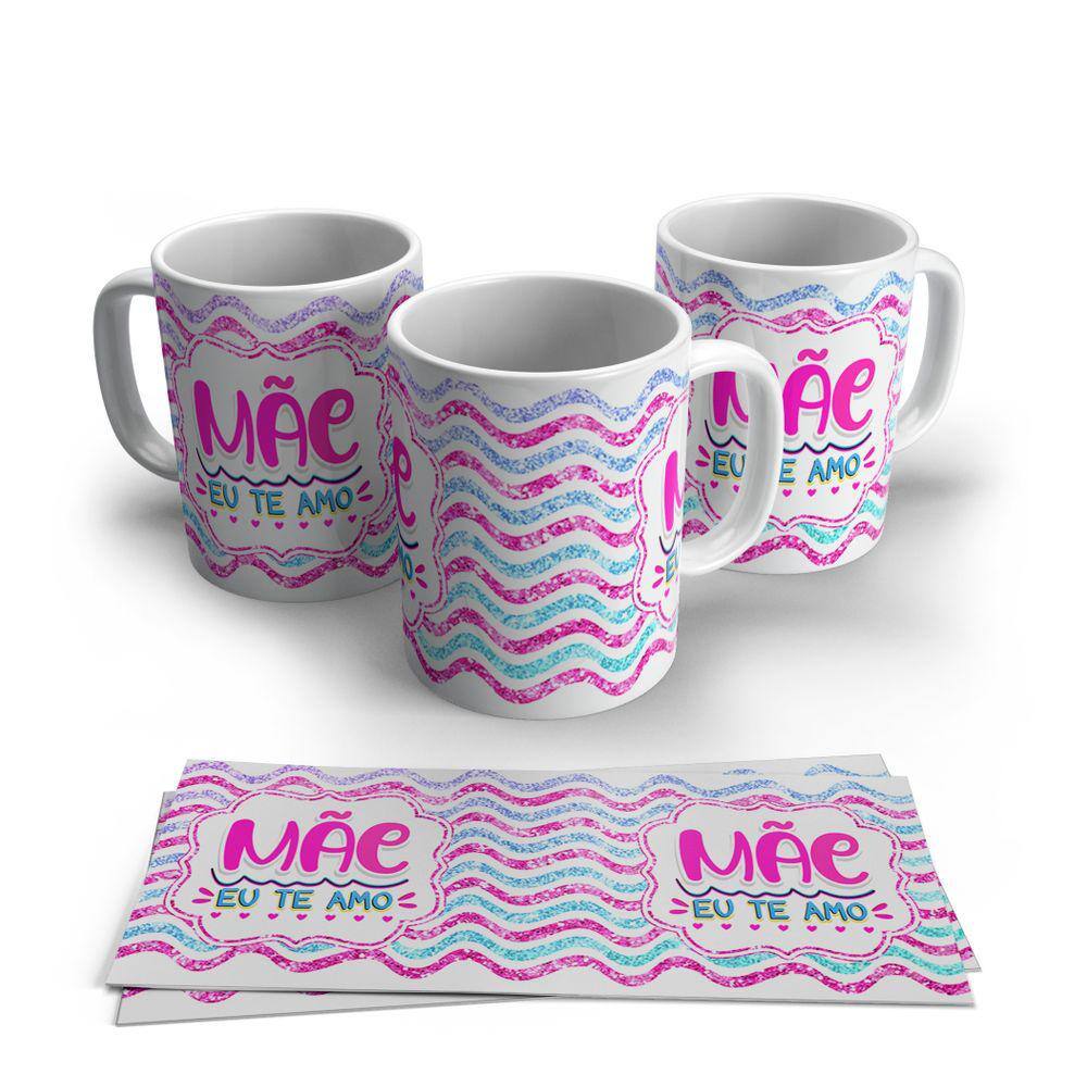 Caneca de Porcelana Dia das Mães modelo 20