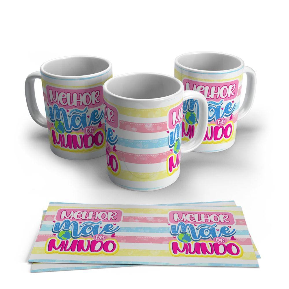Caneca de Porcelana dia das Mães modelo 28