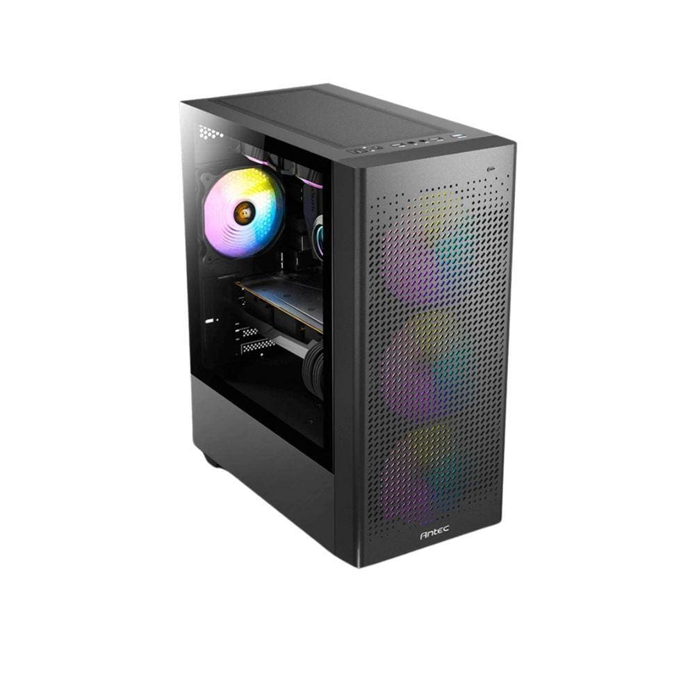 Gabinete Gamer Antec Nx500m Vidro Temperado 3 Fans Argb