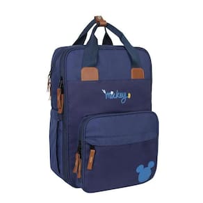 Mochila Maternidade Premium Mickey Azul Com Trocador Babygo