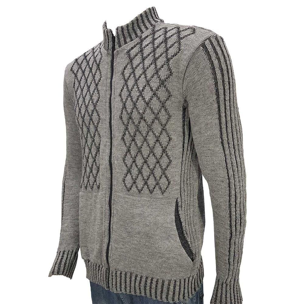 Jaqueta Masculina Tricot Wanisser Losango - Katlen Tricot
