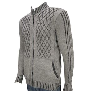 Jaqueta Masculina Tricot Wanisser Losango - Katlen Tricot