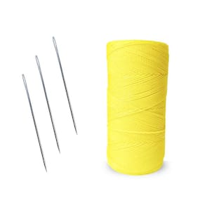 Linha Para Artesanato, Couros, Sapato N04 + 3 Agulhas De Aço