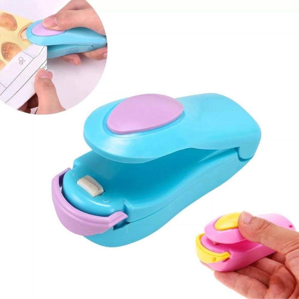 Mini Seladora Lacradora Portátil Embalagens Sacos Cozinha