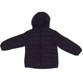 Jaqueta Infantil inverno macia unissex Everly preta