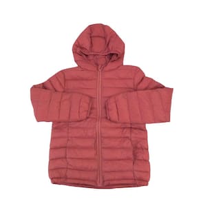Jaqueta Infantil inverno macia feminina Everly rosa queimado