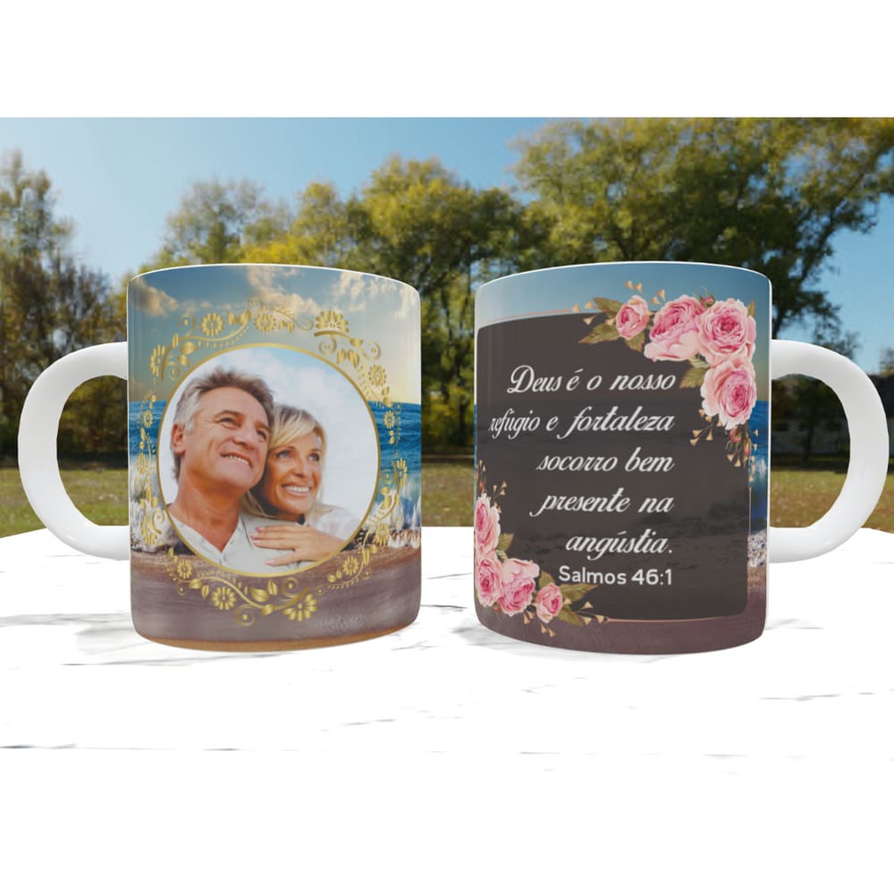 Canecas Personalizadas Salmos 46:1