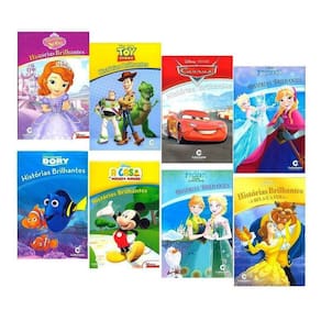 Livro De Histórias Com 8 Livros Disney Editora Culturama