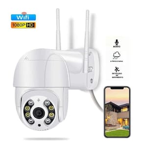Câmera Monitoramento Externa Ip Wifi À Prova D`Água Hd,