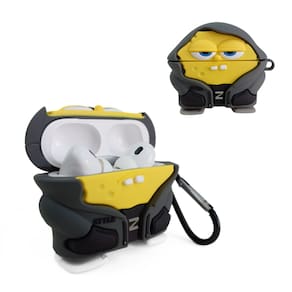 Case Capinha Capa De Silicone Bob Esponja Compatível Com Pods Pro
