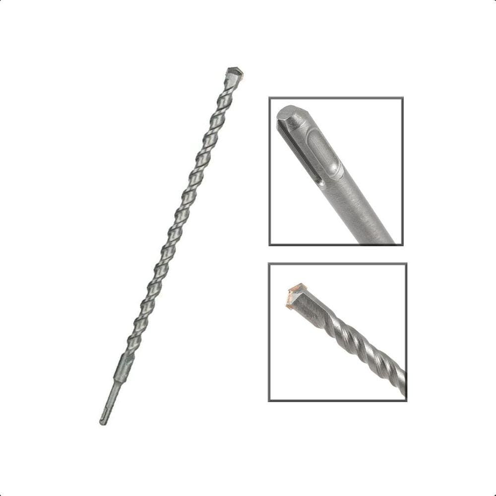 Broca Sds Plus 14X400 Mm Aço Carbono Tungstênio Martele
