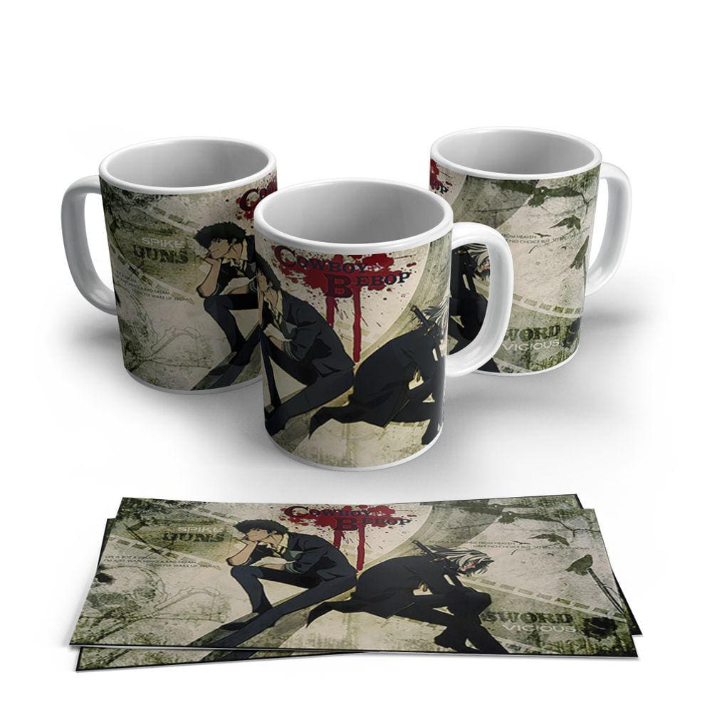 Caneca de Porcelana Anime Cowboy Bepop 24