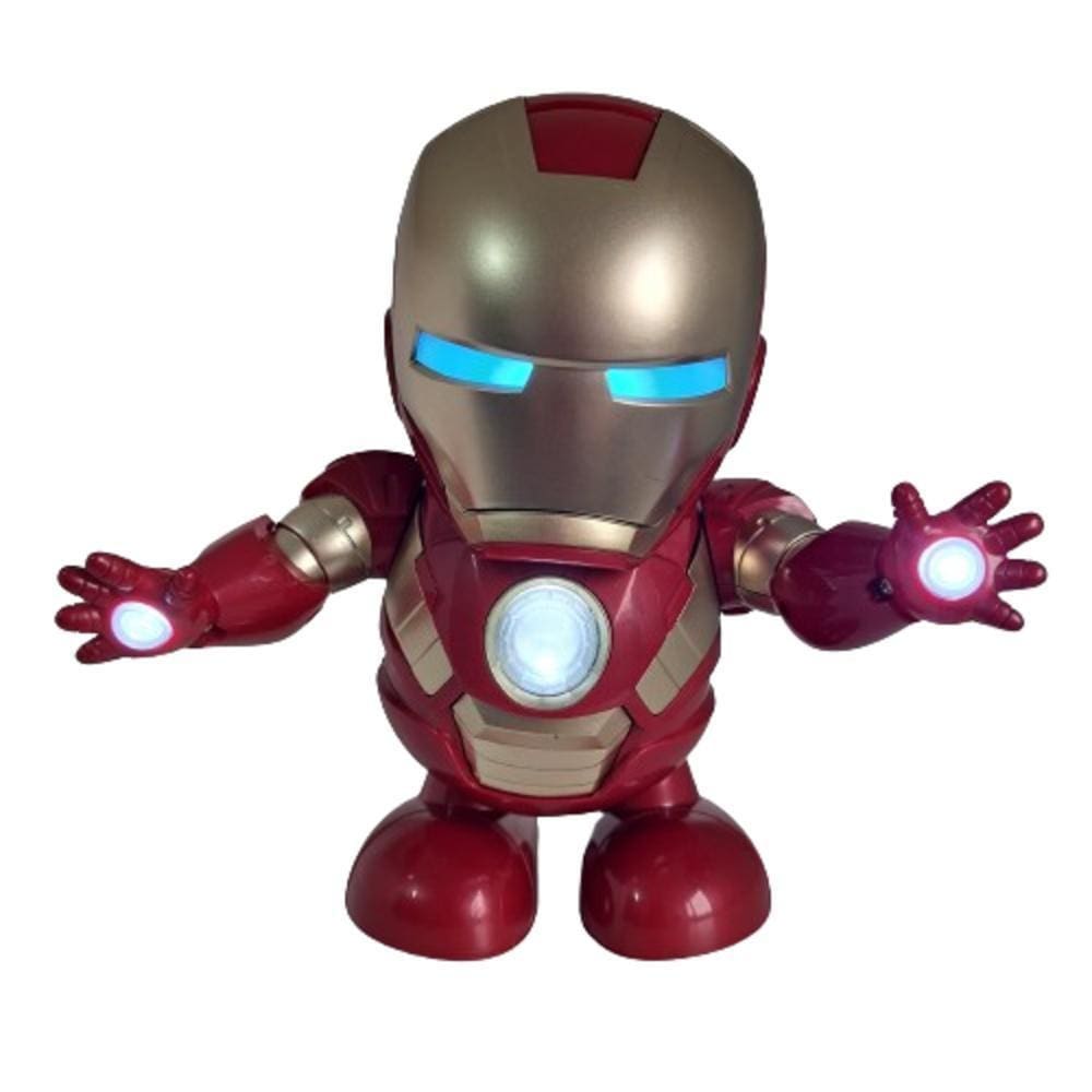 Iron Man Brinquedo Dança Música Com Estilo Geek Top