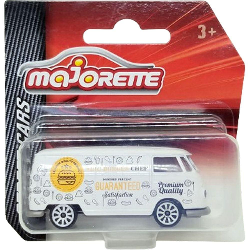 Miniatura Majorette Street Cars Kombi Big Burger Chef 1/64 Metal Branca