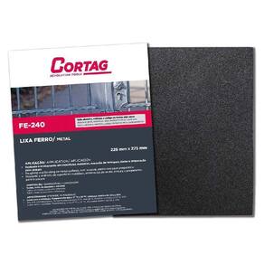Lixa De Ferro Fe240 100 Para Desbaste 61525 - Cortag
