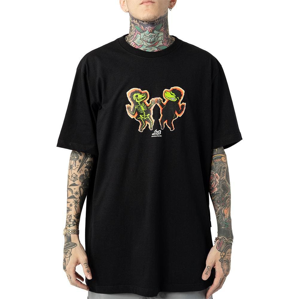 Camiseta Lost Shocked WT24 Masculina Preto