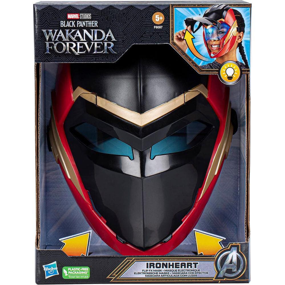 Máscara Luminosa Ironheart Black Panther Hasbro F6097