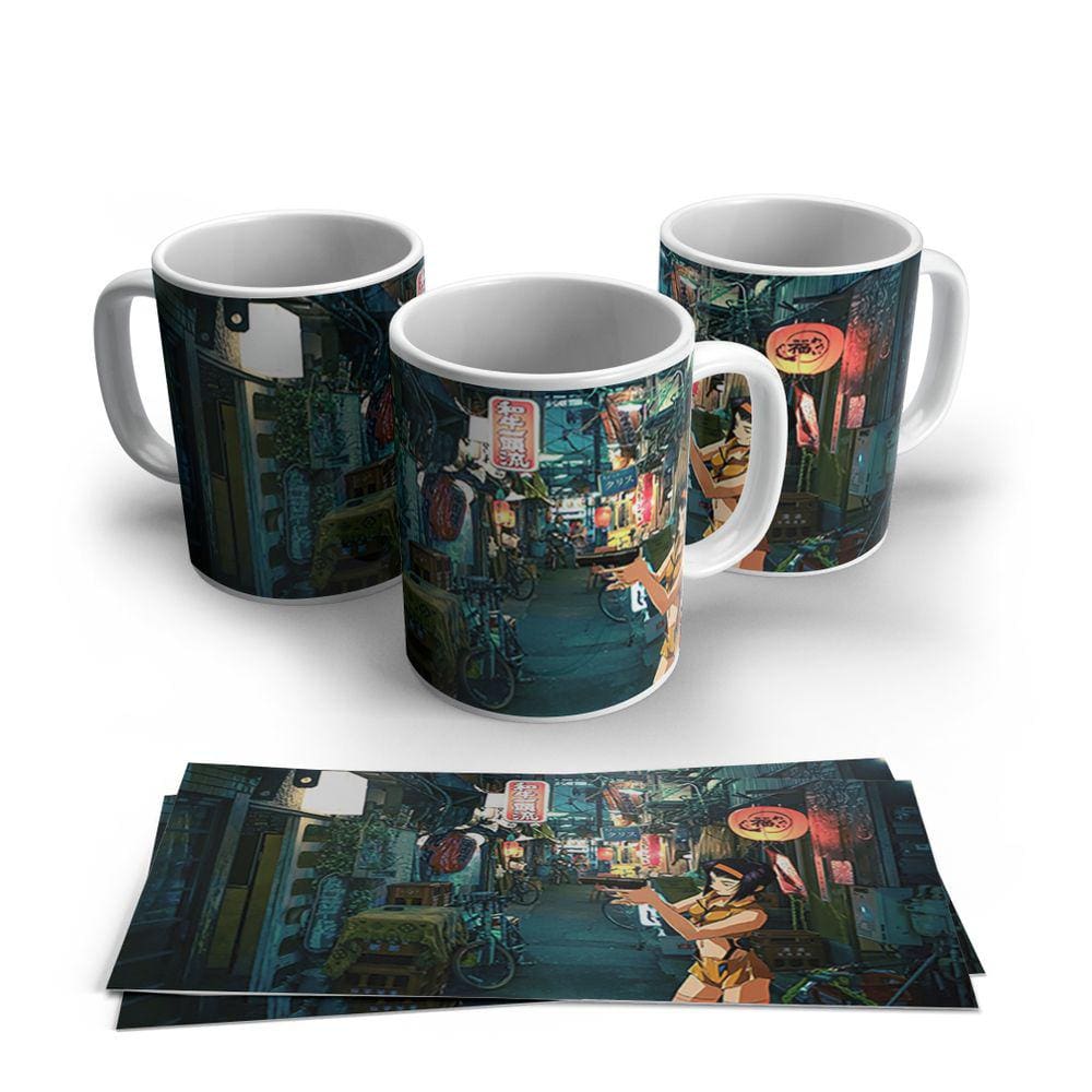Caneca de Porcelana Anime Cowboy Bepop 21
