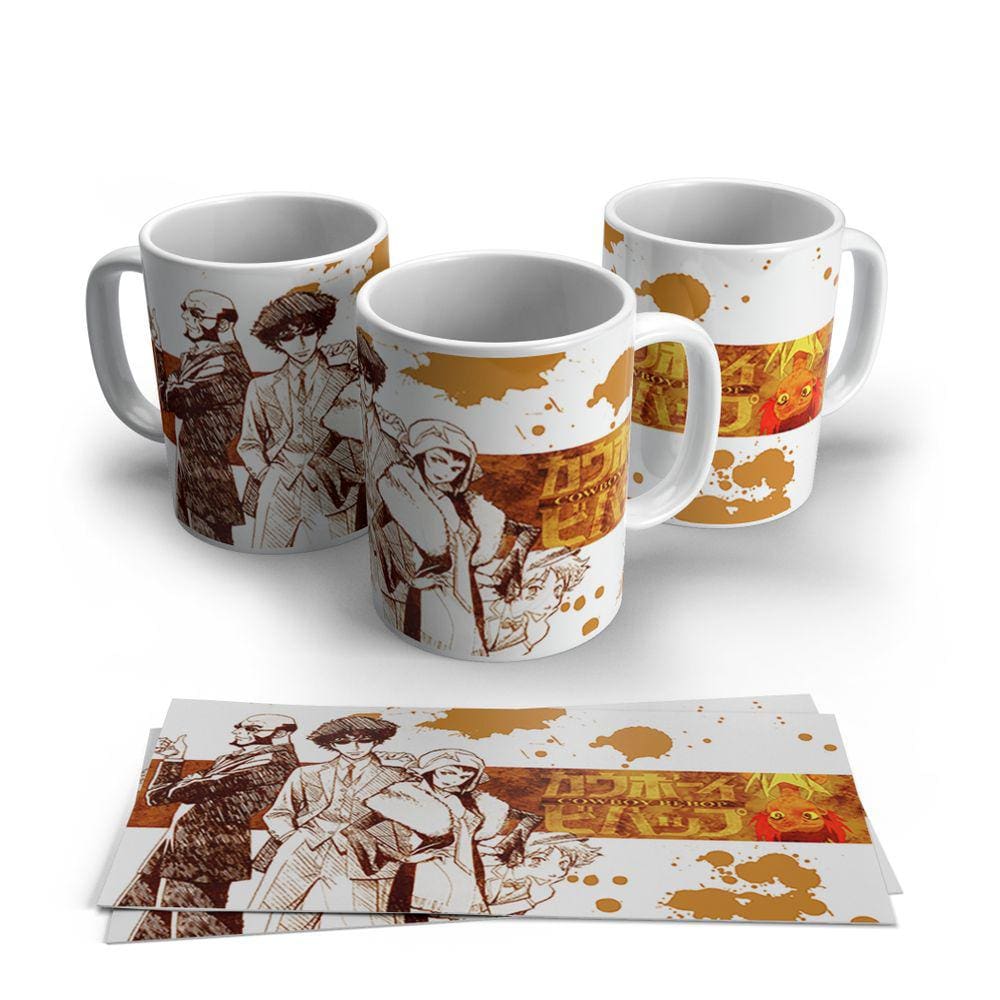 Caneca de Porcelana Anime Cowboy Bepop 01