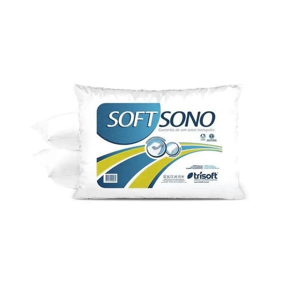 Travesseiro Trisoft Softsono Hipoalergênico Lavável 50x70