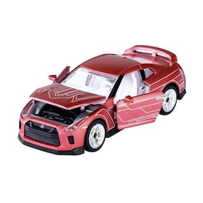 Miniatura Majorette Deluxe Cars Nissan GT-R 1/64 Metal Vermelho