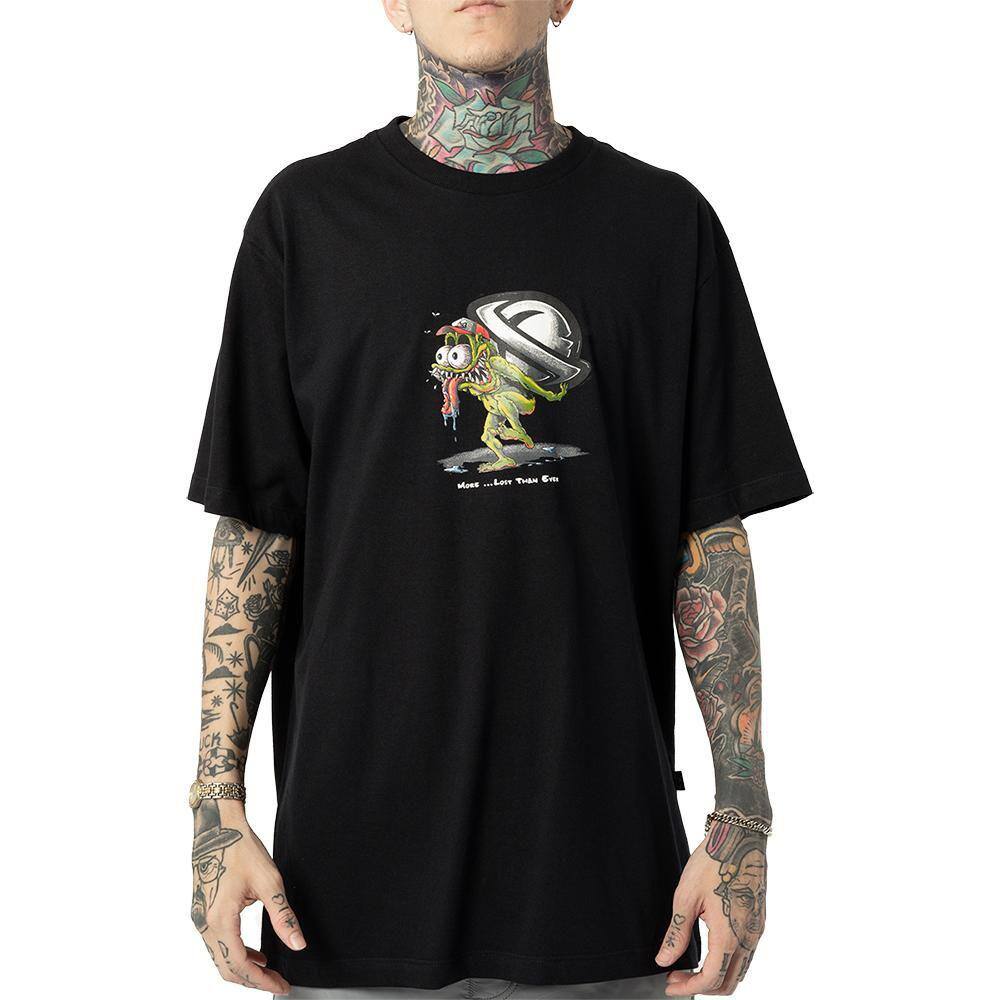 Camiseta Lost Monster WT24 Masculina Preto