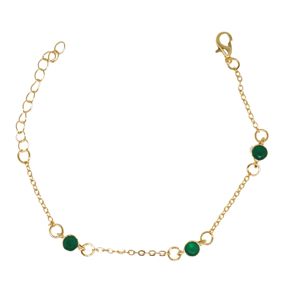 Pulseira Pedra Verde