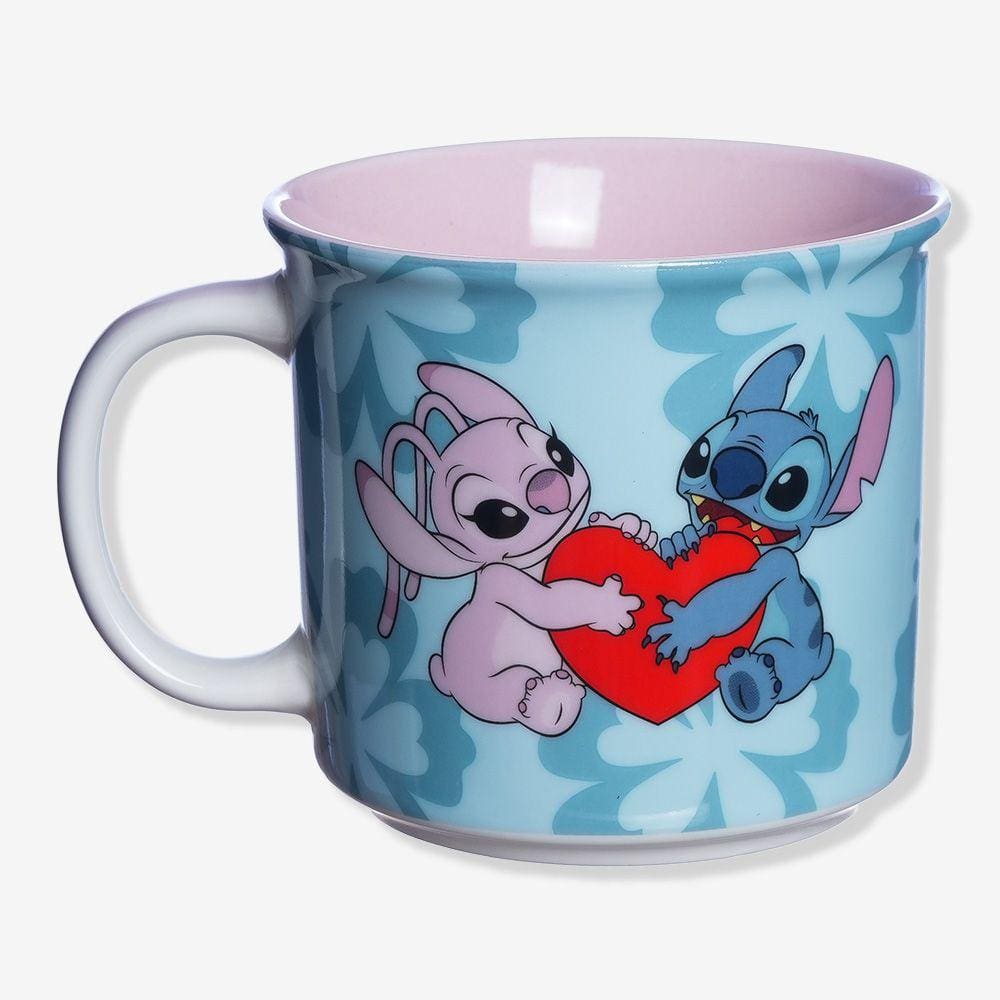 Caneca Tom 350 Ml Stitch Namorados - Zona Criativa