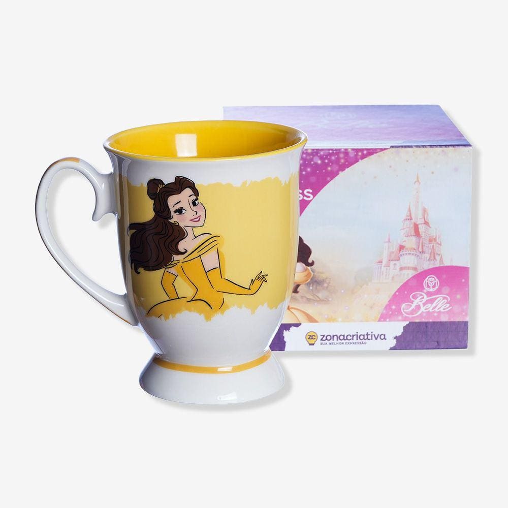 Caneca Royal 300Ml Princesa Bela  - Zona Criativa