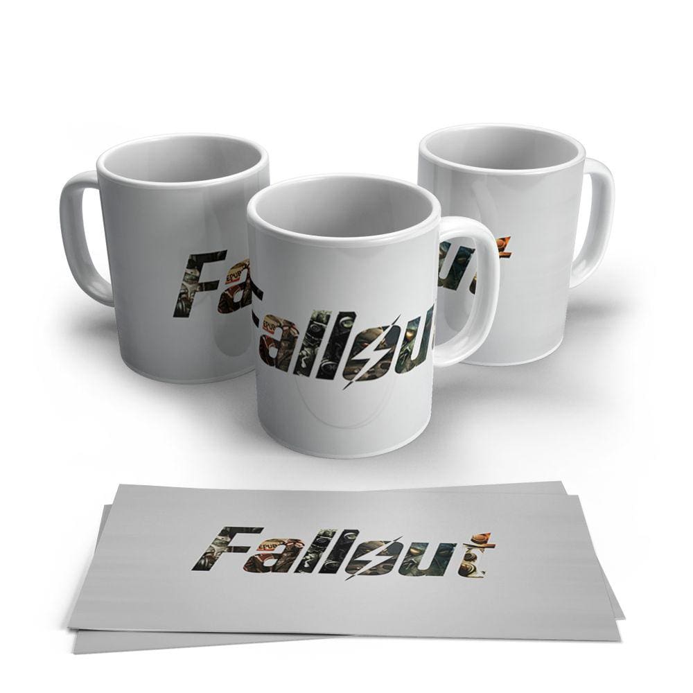 Caneca de Porcelana Fallout modelo 04