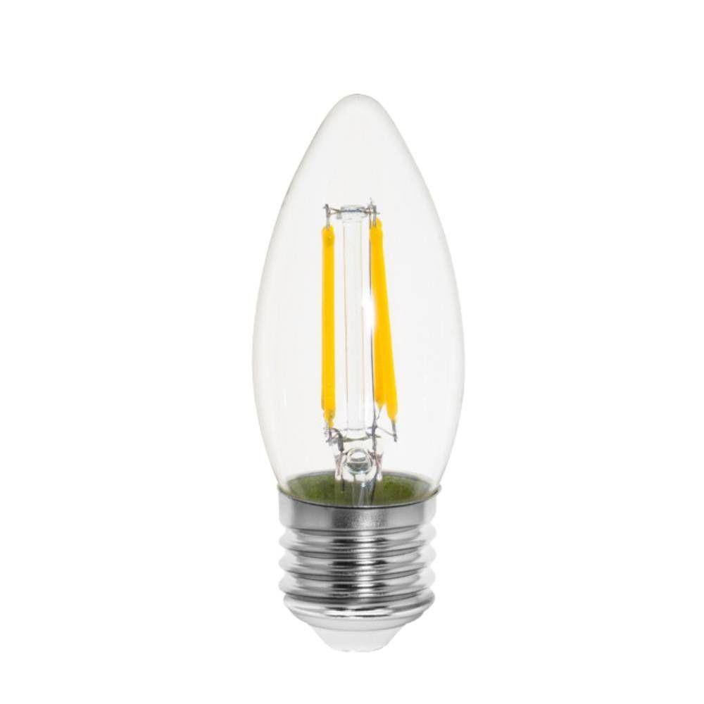 Lâmpada Led Vela Filamento E27 Iluminação Decoração