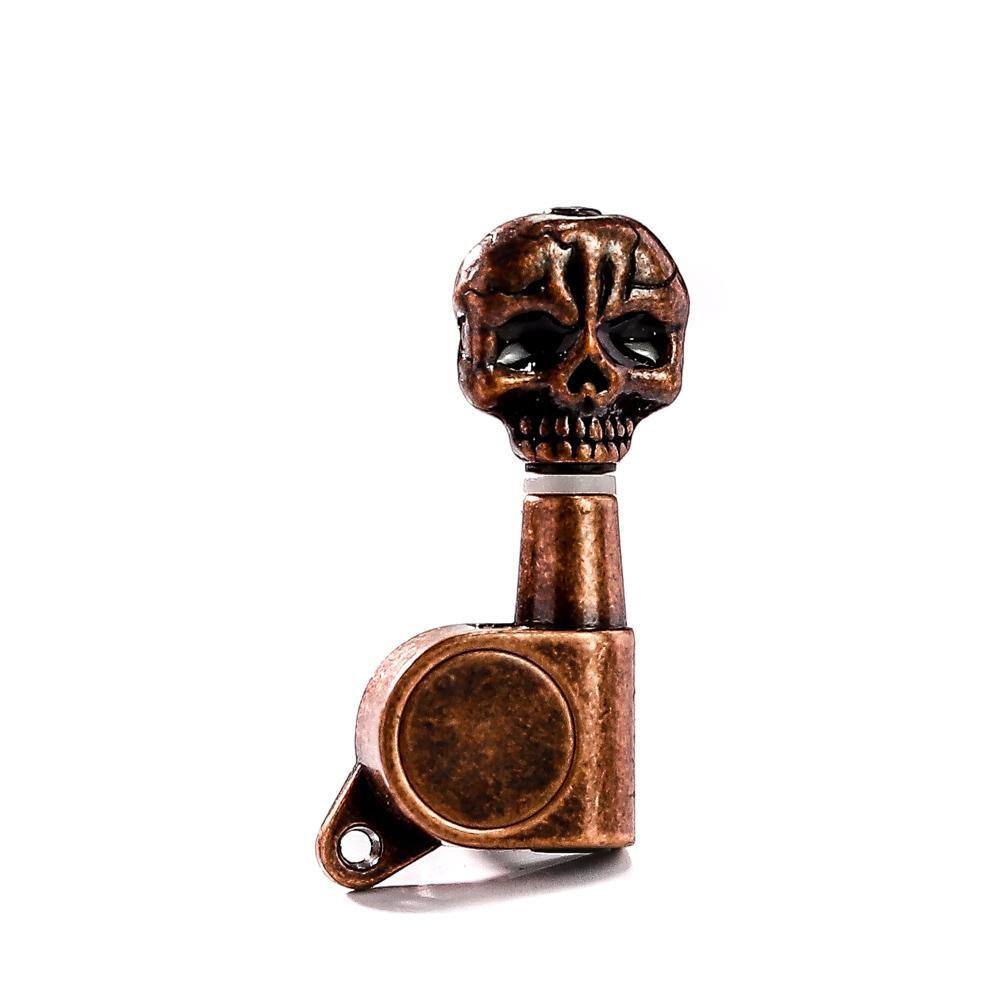 Tarraxa Guitarra Bronze Relic L6 Caveira Canhoto Spirit [F035]