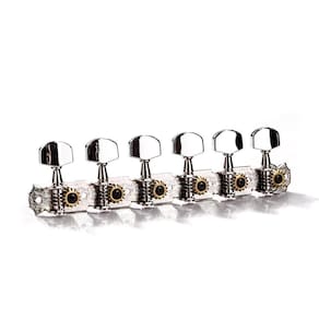 Tarraxa Para Guitarra Niquelada R6 Spirit J32-NI-R6 [F035]