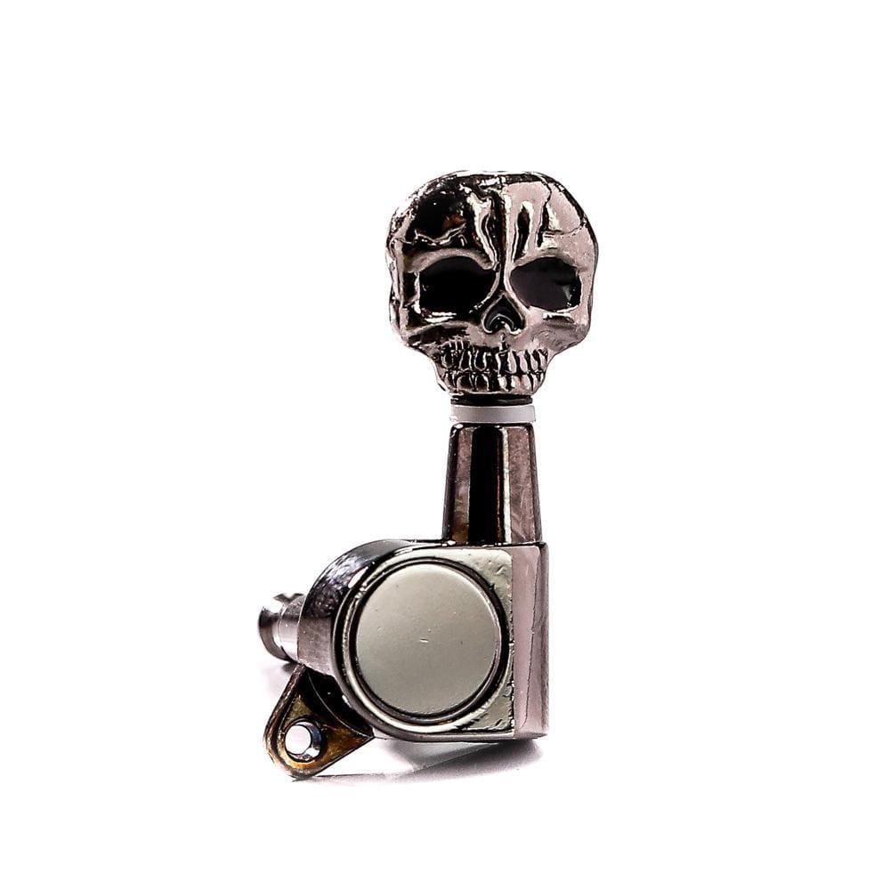 Tarraxa Guitarra Preto Perolado Caveira L6 Canhoto Spirit [F035]
